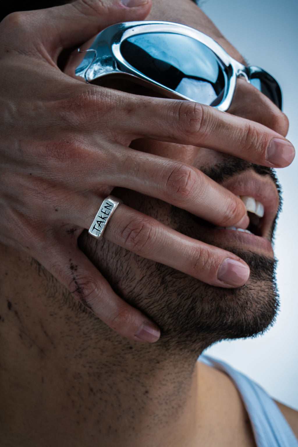 The Custom Beaten Silver Signet